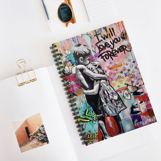 Art Spiral Notebook - Ruled Line