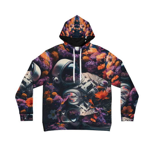 Men's Hoodie - Spaceman Flowers