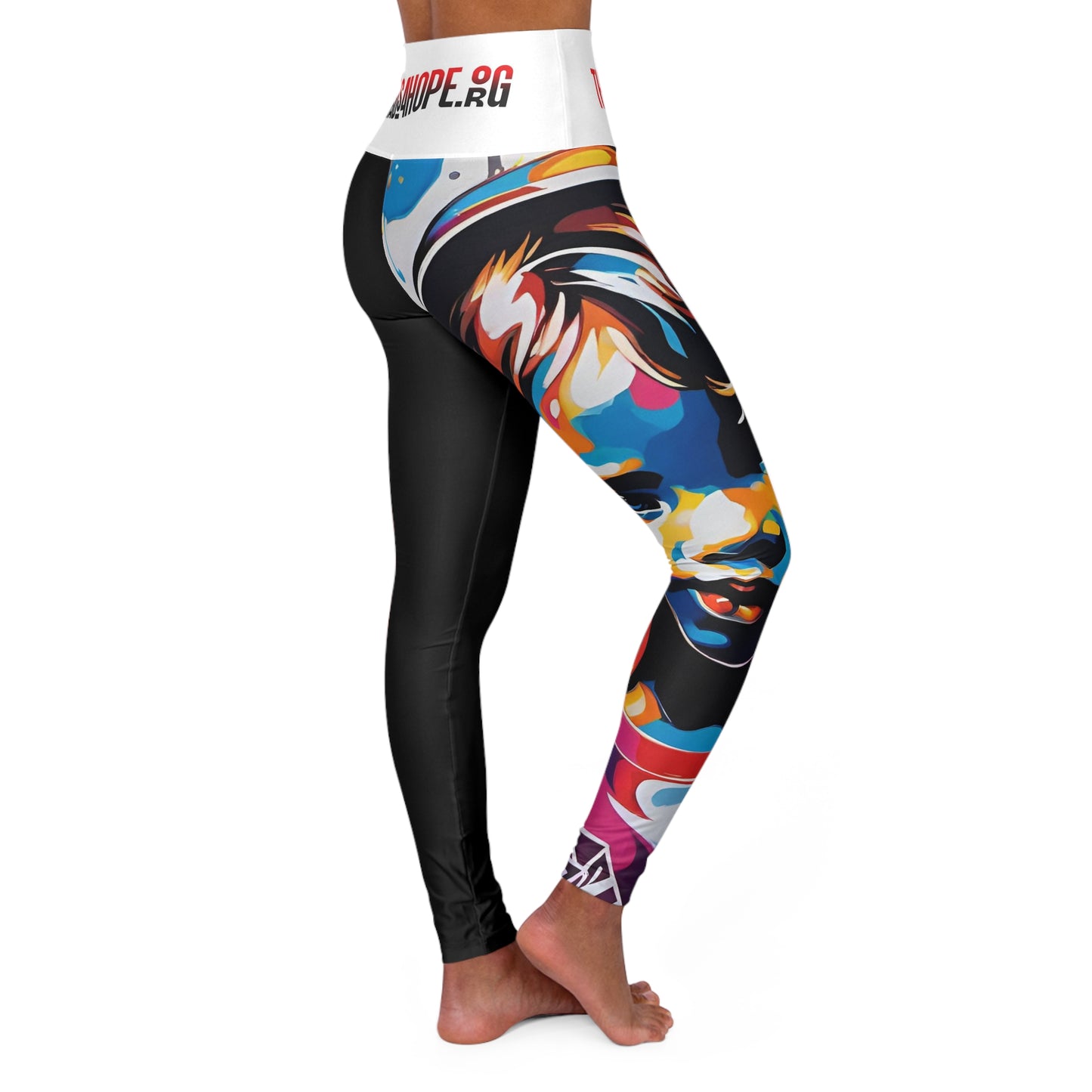 High Waisted Yoga Leggings (AOP)