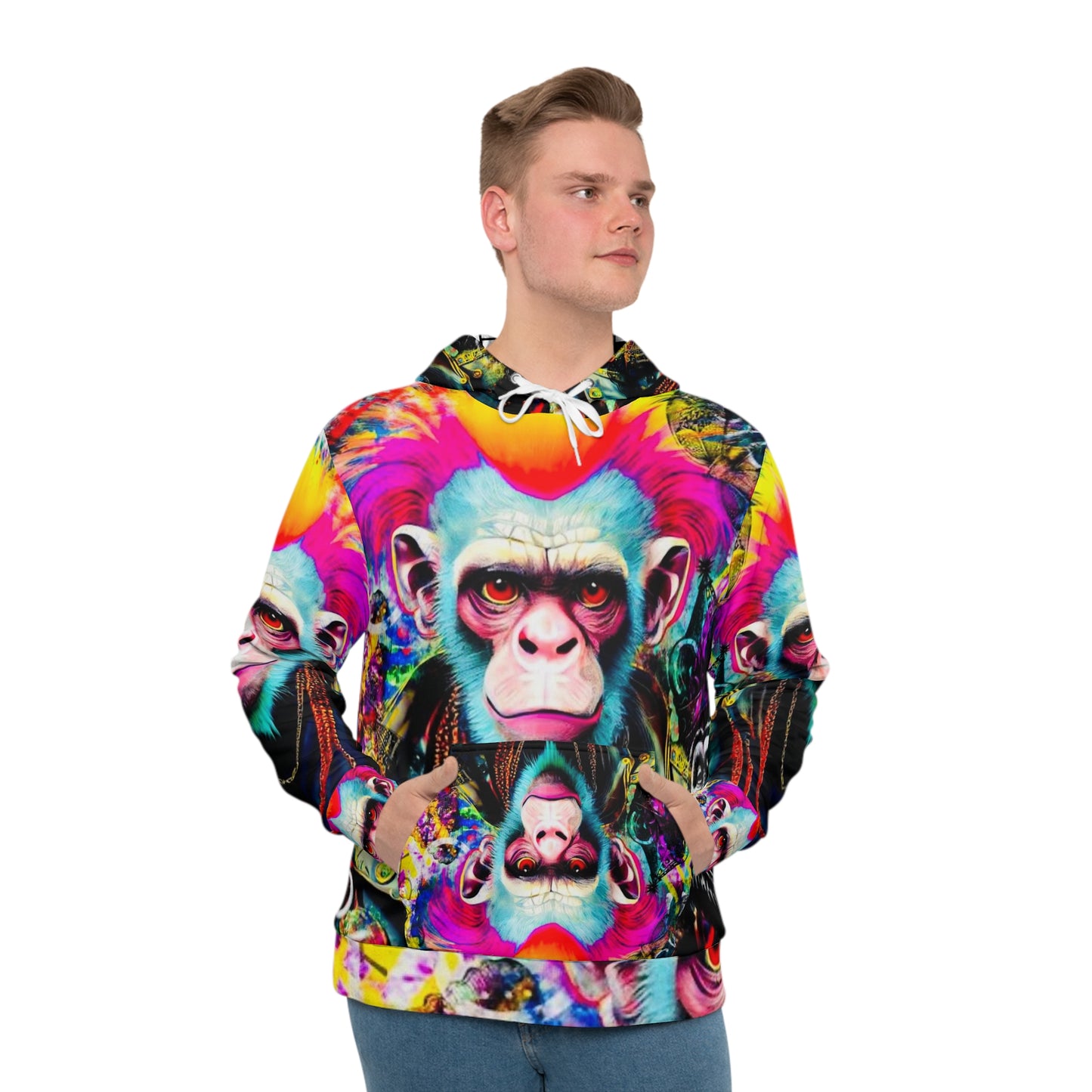 Men's Hoodie - Monkey Hawk