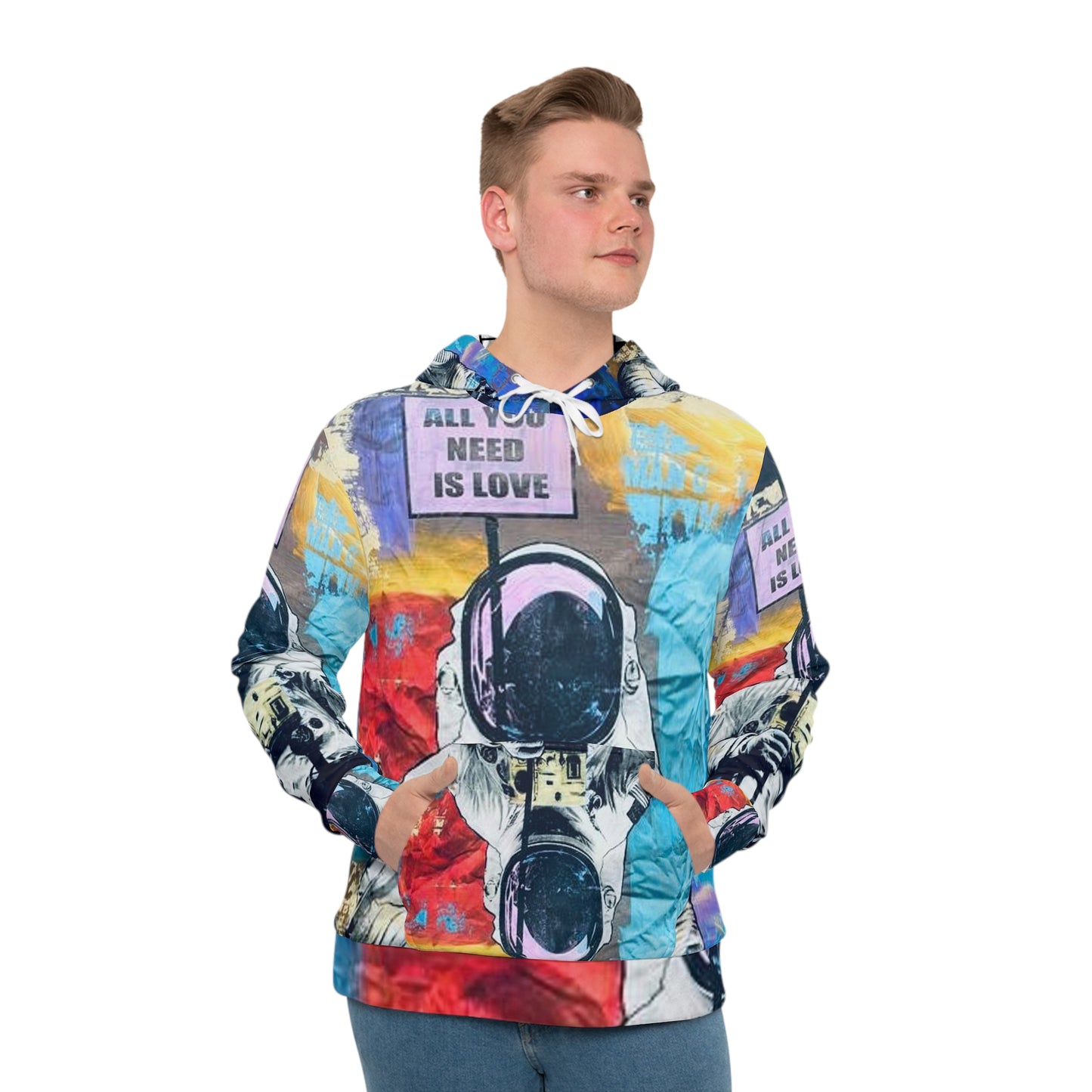 Men's Hoodie - Signs In Space