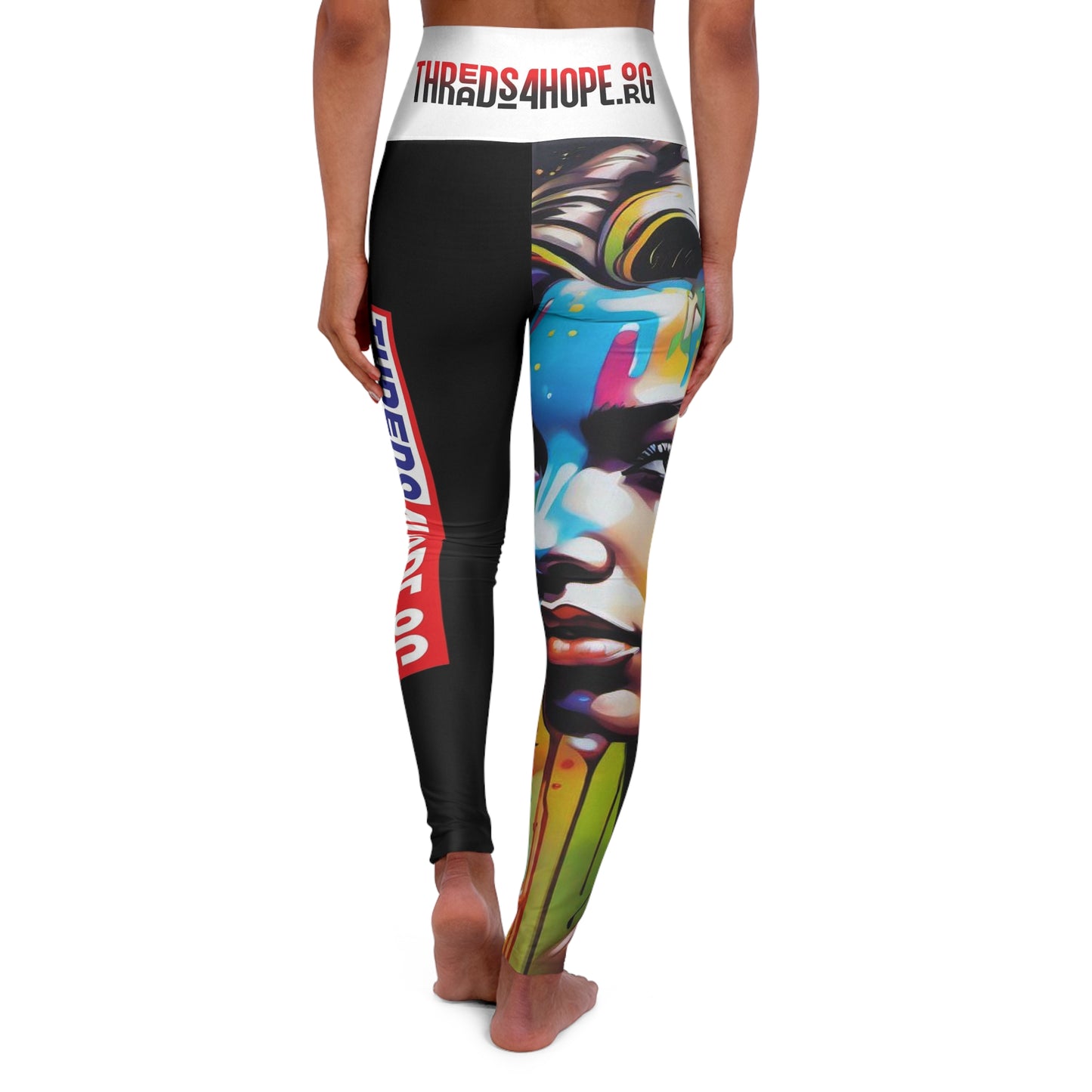 High Waisted Yoga Leggings (AOP)