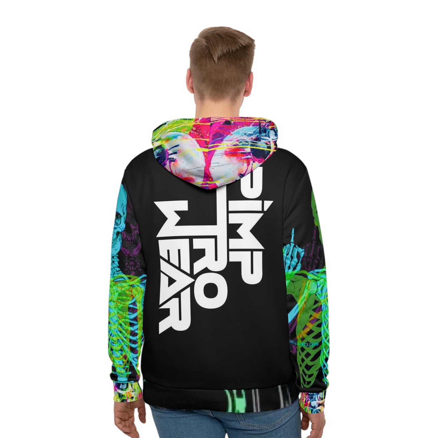 Men's Hoodie - Glowing Skull