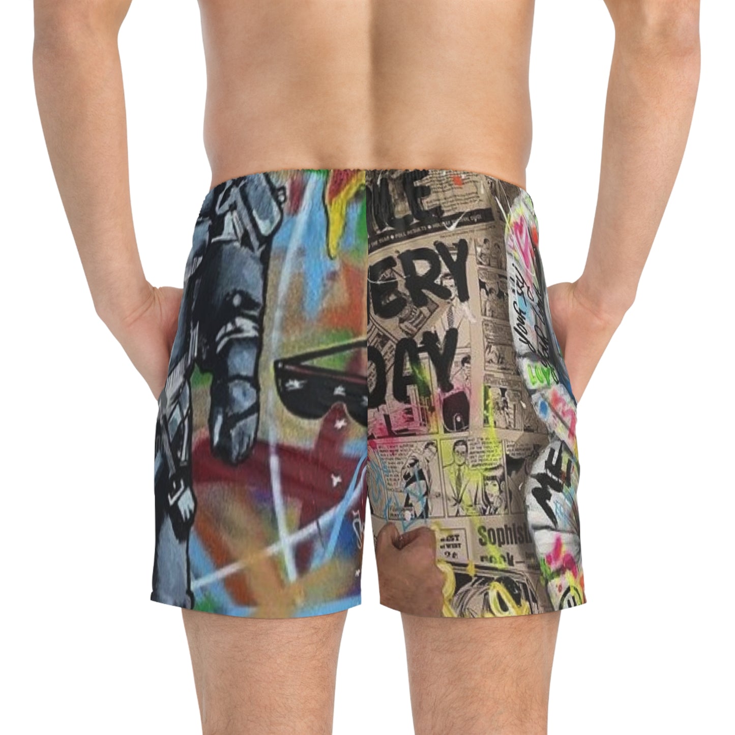 Bipolar Swim Trunks