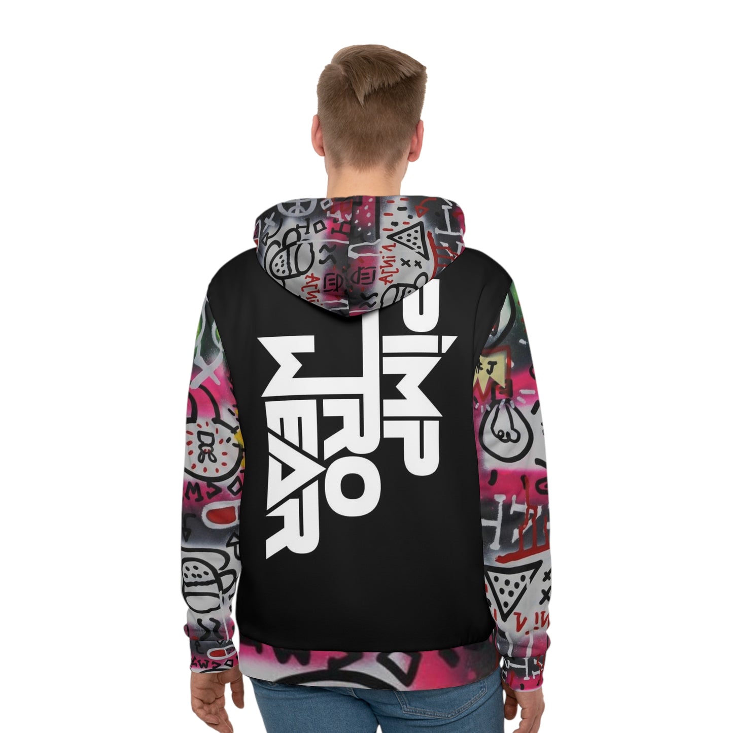 Men's Hoodie - Graffiti Caveman