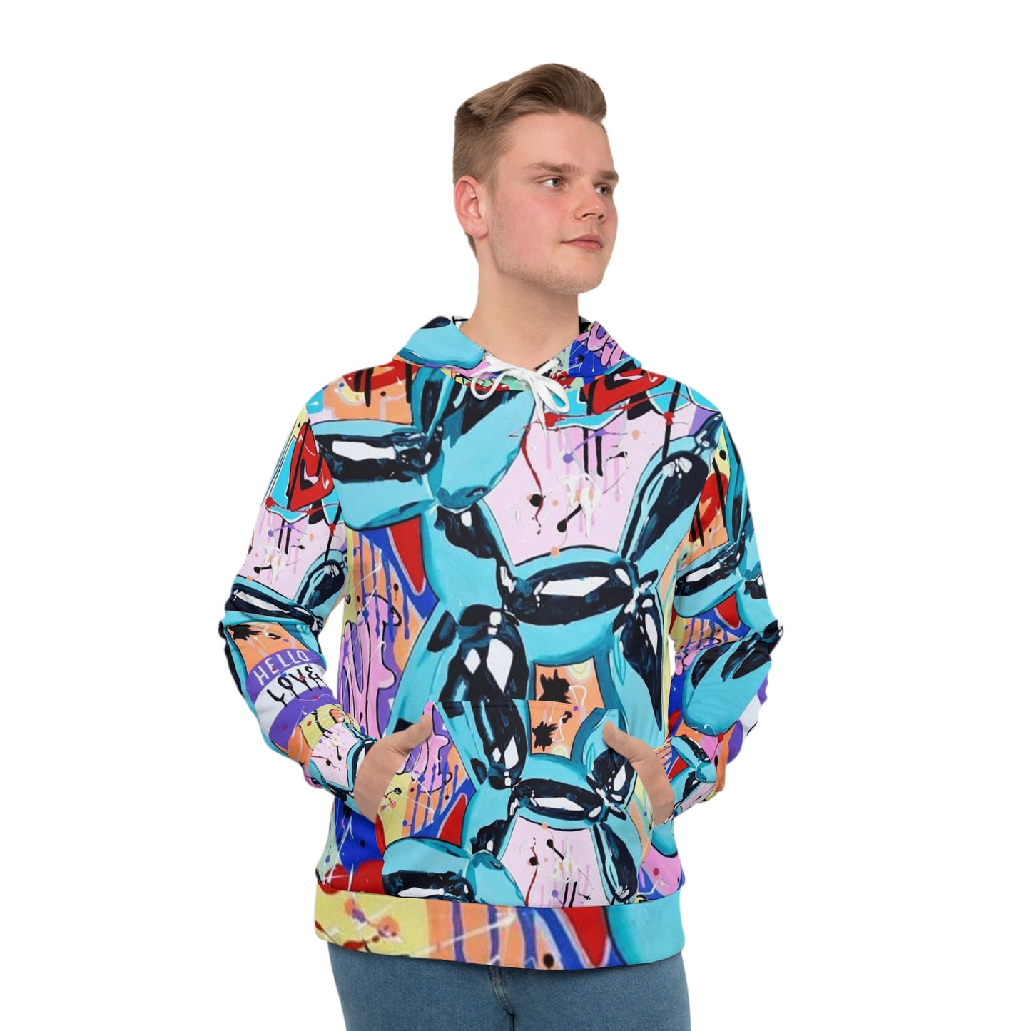 Men's Hoodie - Space Dogs