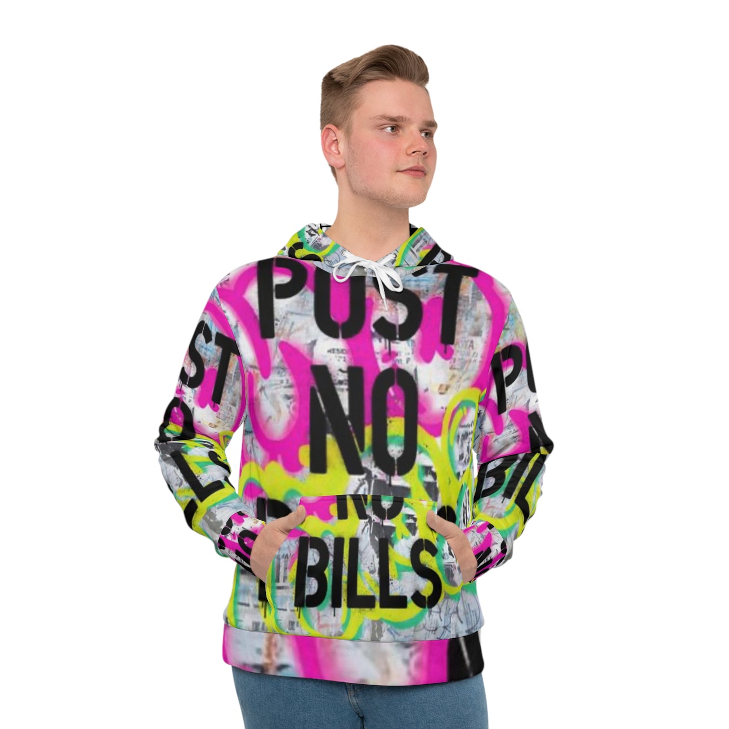 Men's Hoodie - Posting No Bills