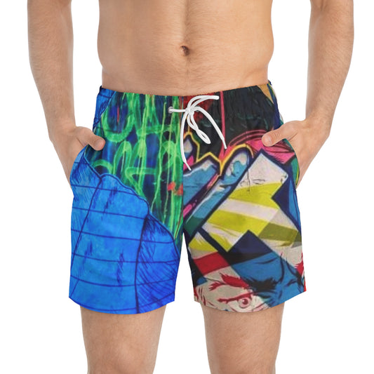 Bipolar Swim Trunks