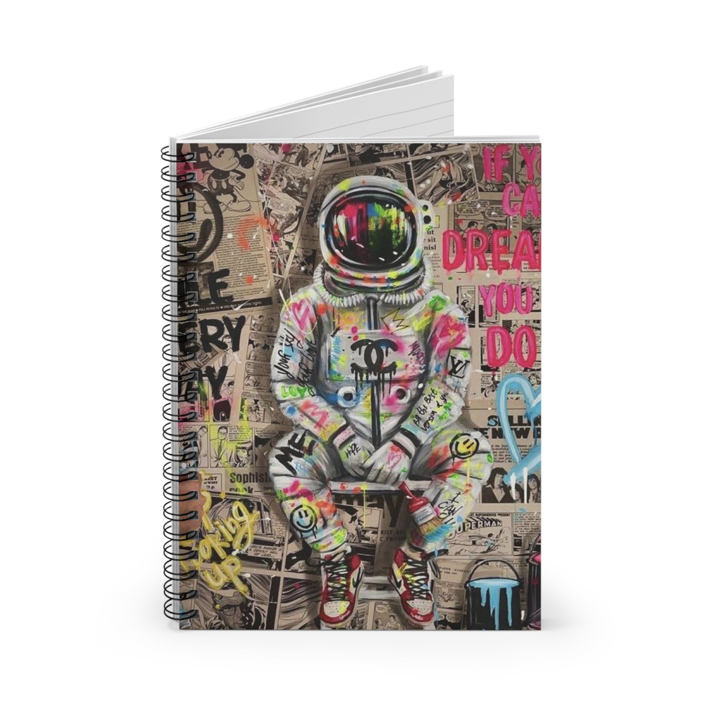 Art Spiral Notebook - Ruled Line