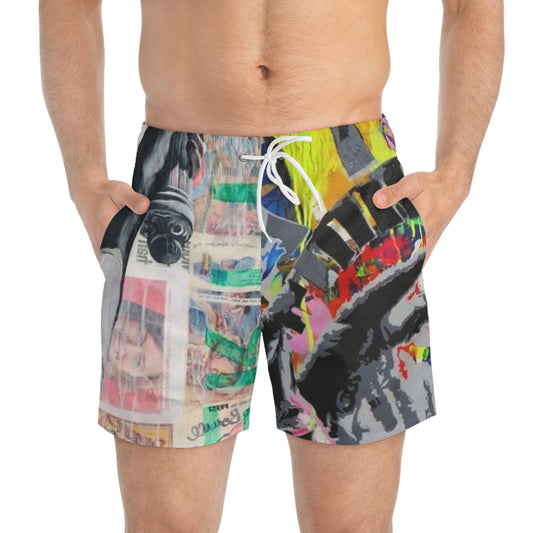 Bipolar Swim Trunks