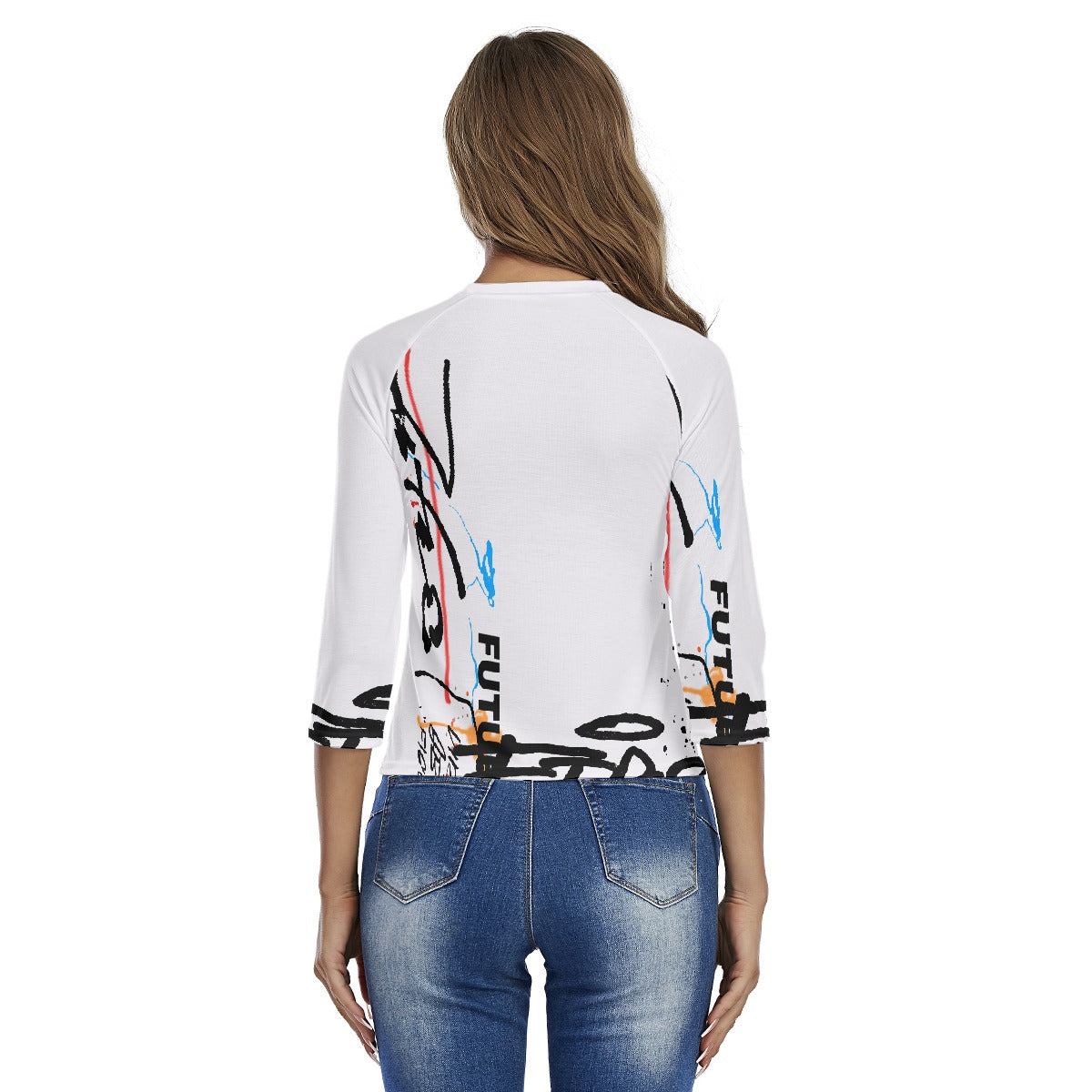 All-Over Print Women's Raglan Sleeves T-shirts