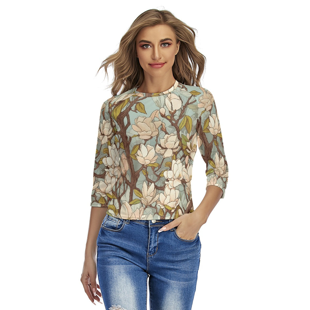 All-Over Print Women's Raglan Sleeves T-shirts