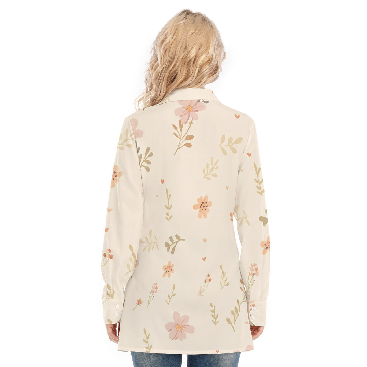 All-Over Print Women's Long Shirt