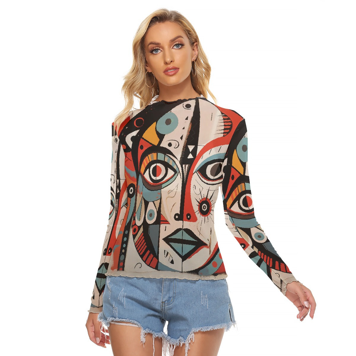 All-Over Print Women's Mesh T-shirt