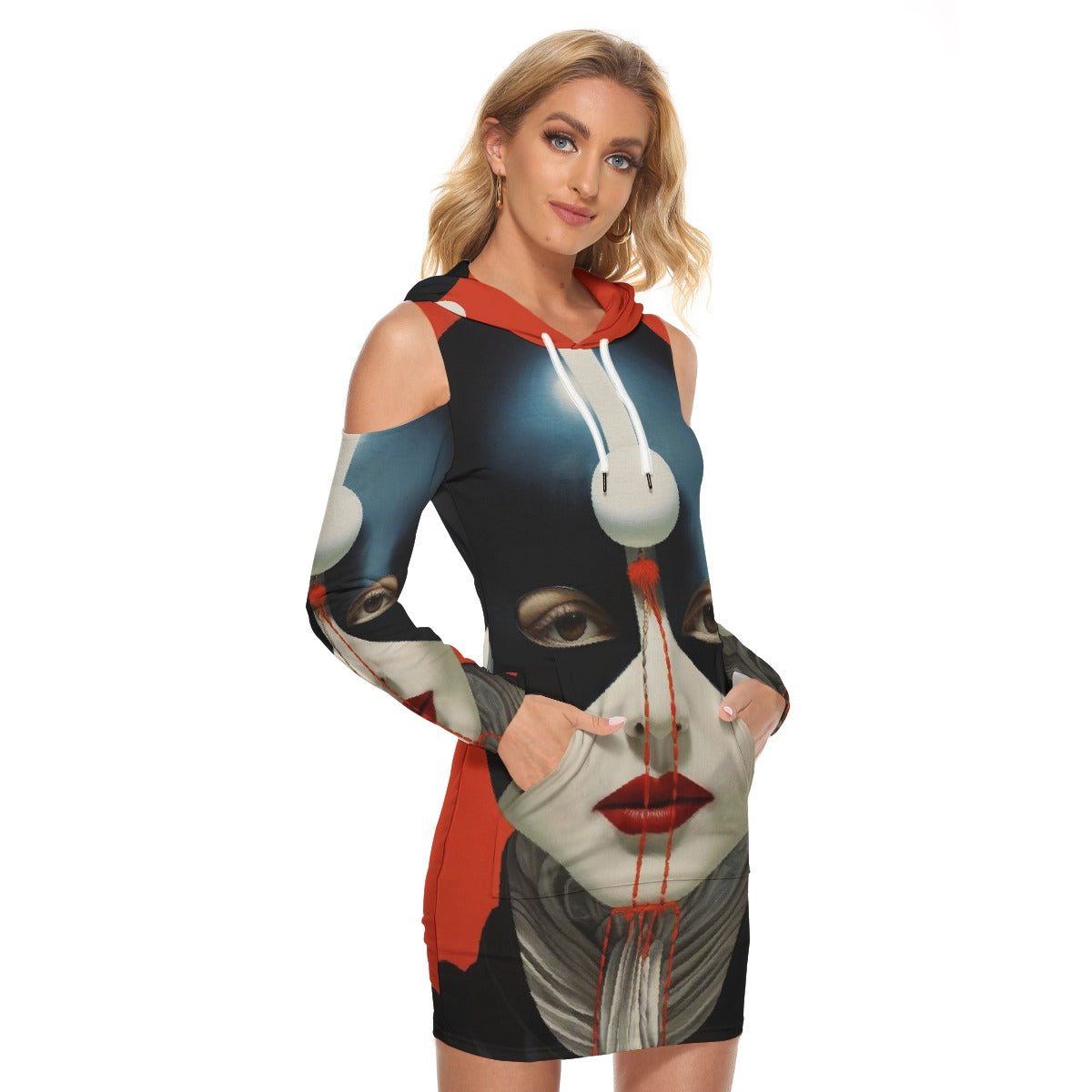 All-Over Print Women's Tight Dress