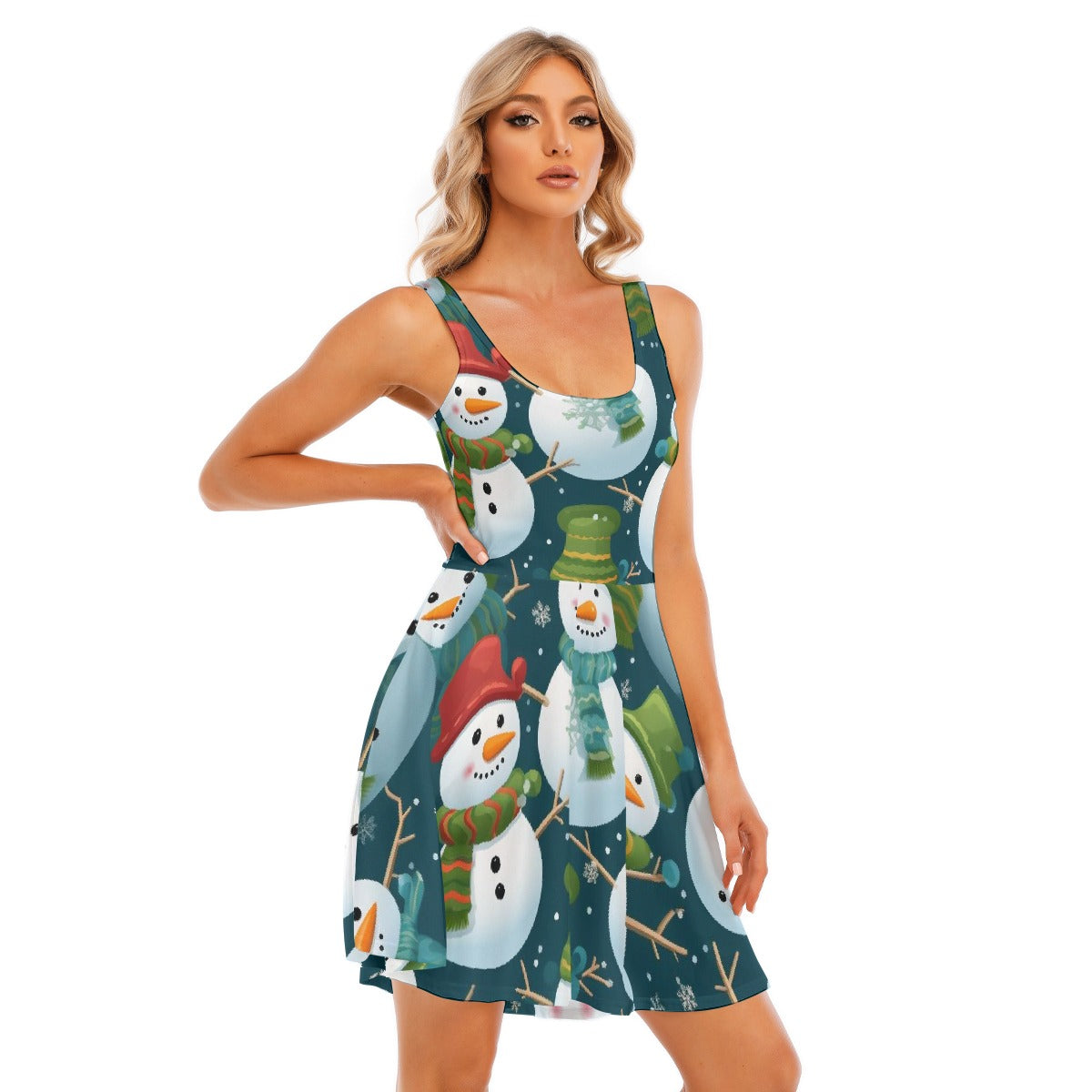 All-Over Print Women's Tank Vest Dress