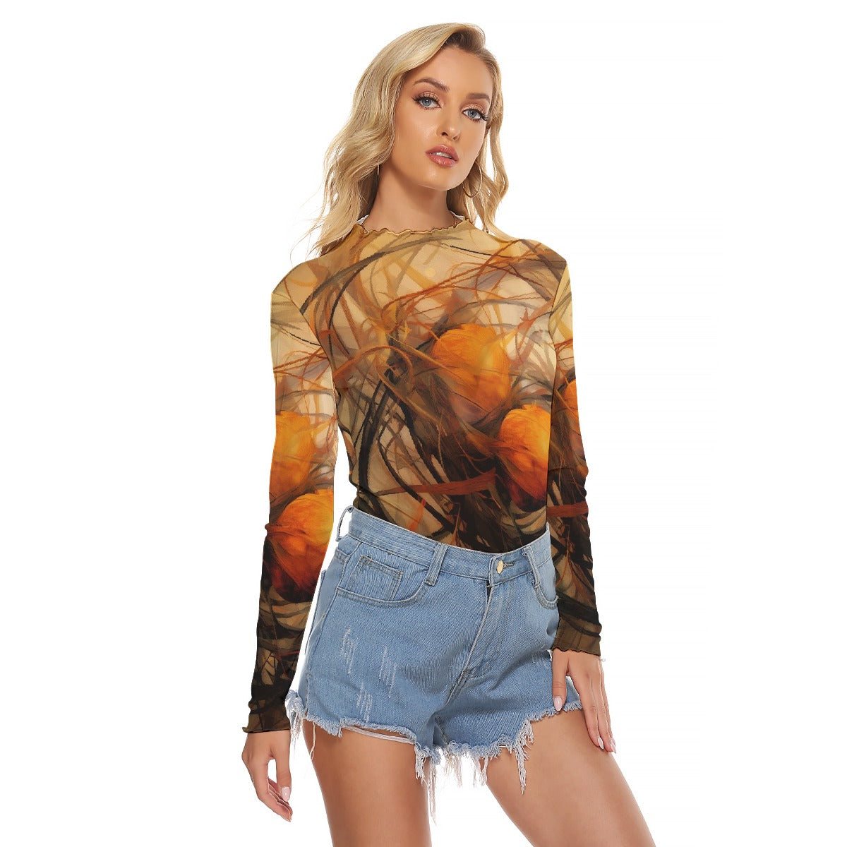 All-Over Print Women's Mesh T-shirt