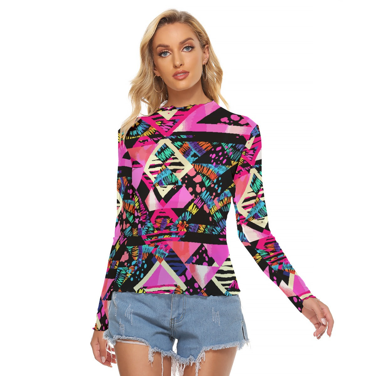 All-Over Print Women's Mesh T-shirt