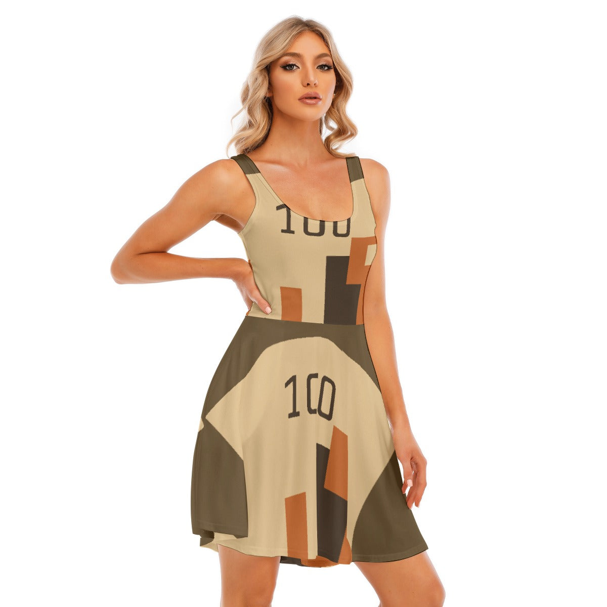 All-Over Print Women's Tank Vest Dress