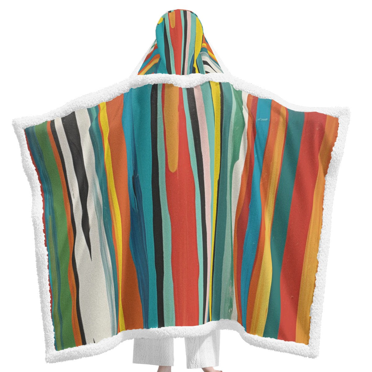 All-Over Print Unisex Wearable Hooded Blanket