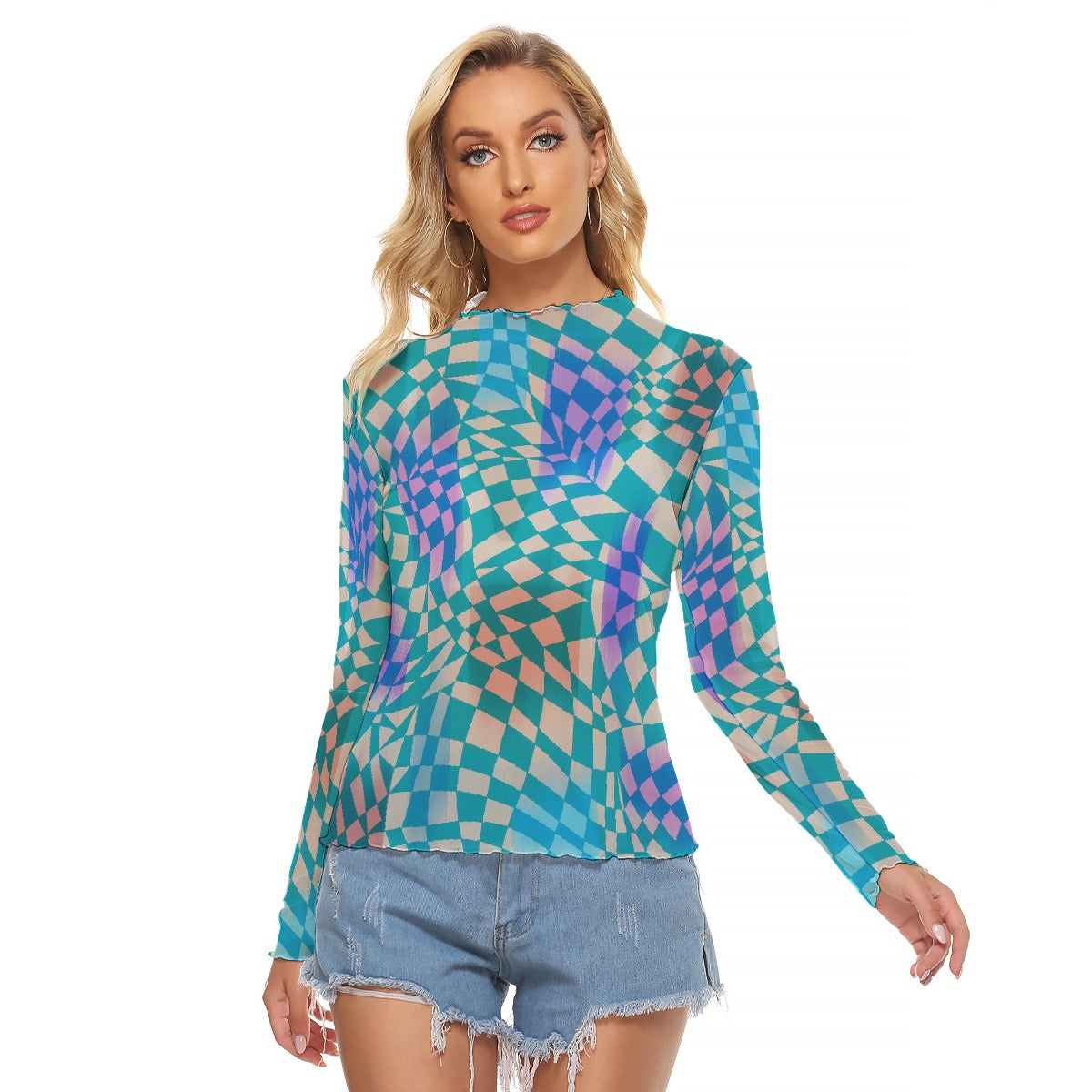 All-Over Print Women's Mesh T-shirt