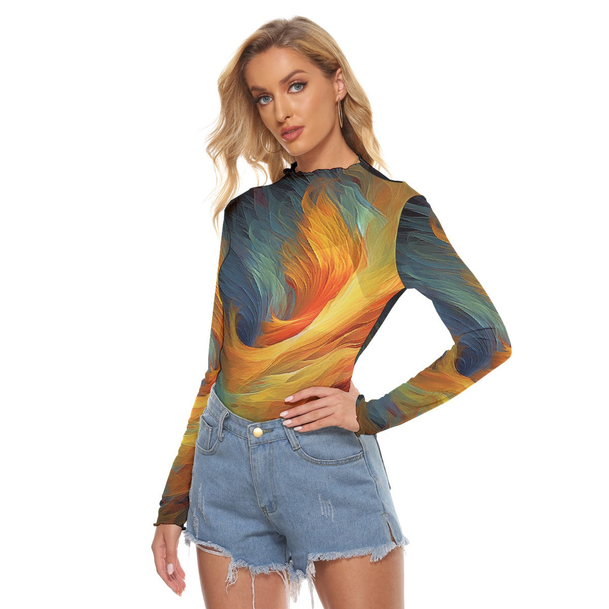 All-Over Print Women's Mesh T-shirt