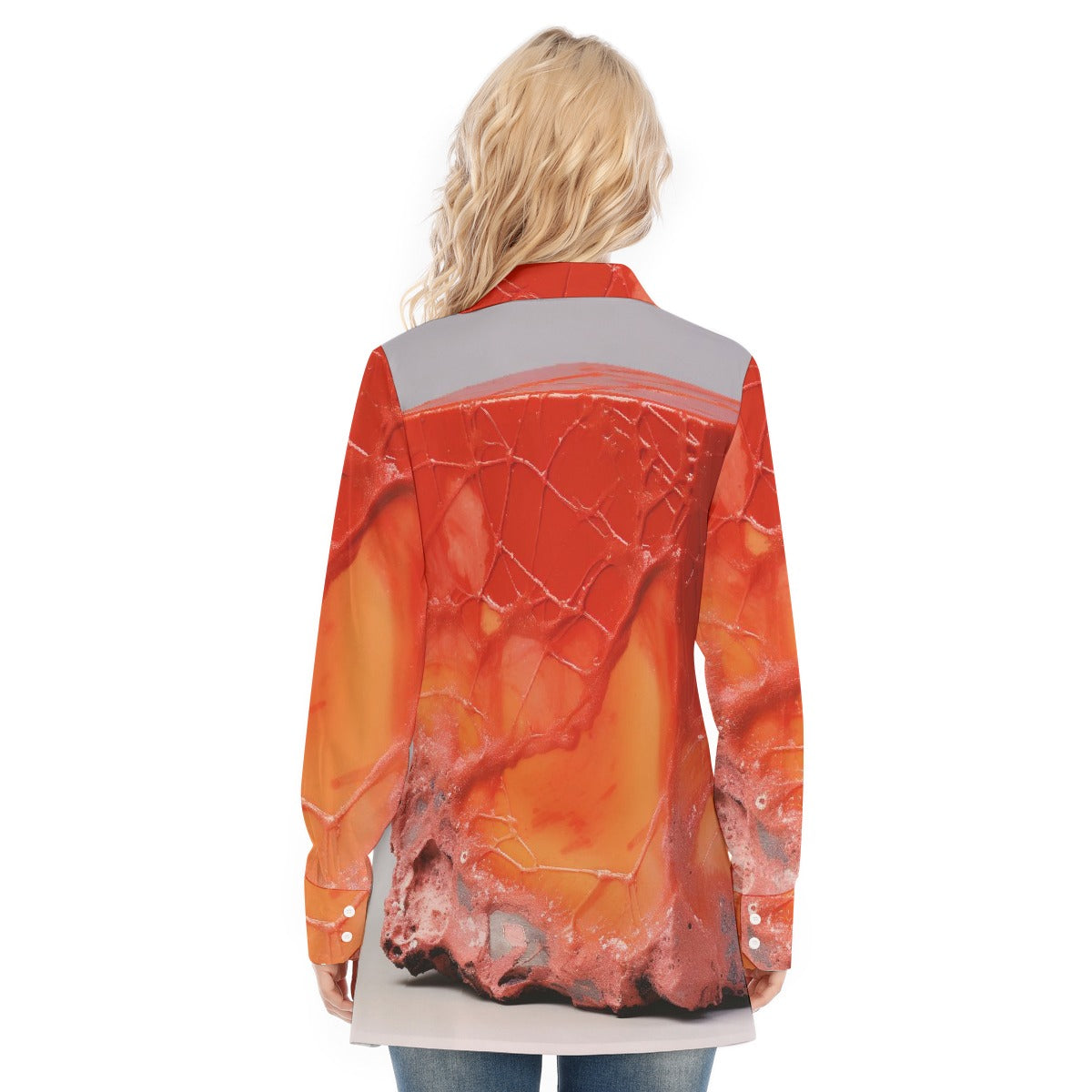 All-Over Print Women's Long Shirt