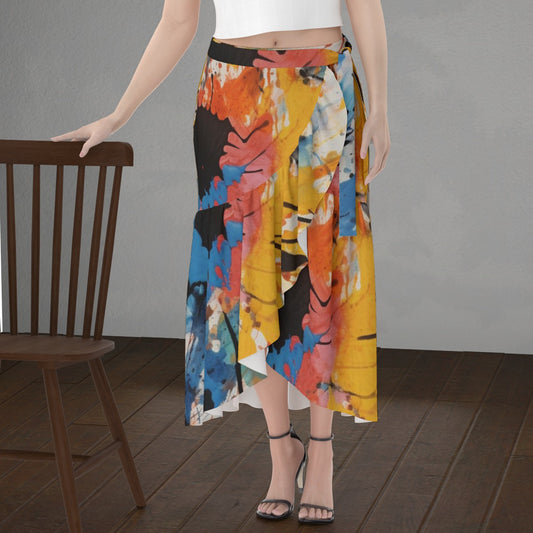 All-Over Print Women's Wrap Skirt