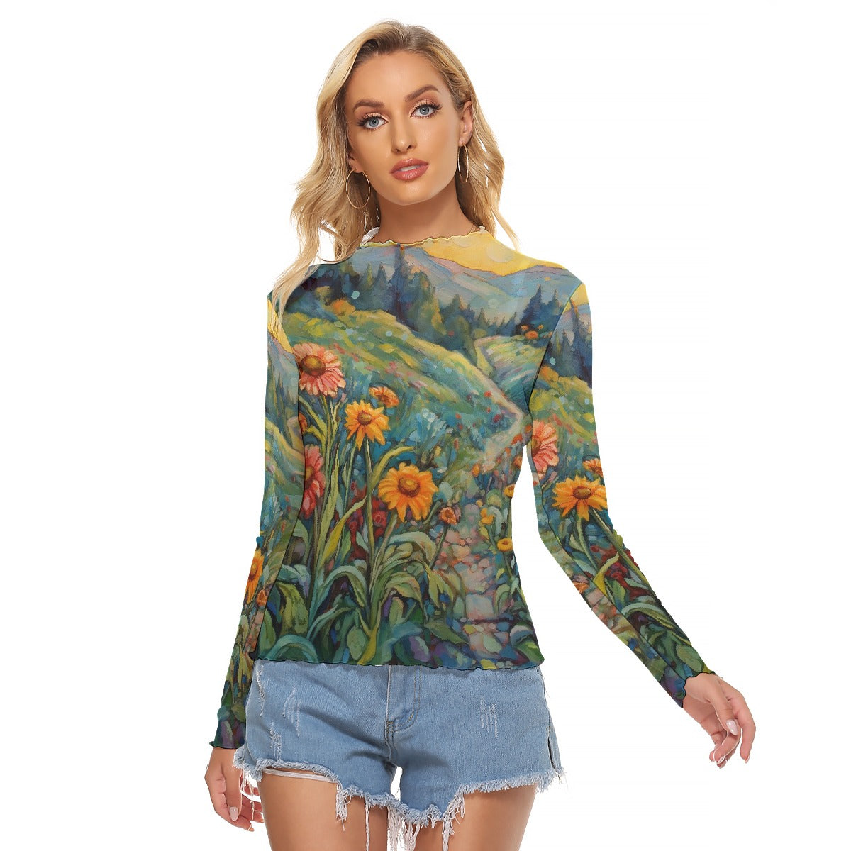 All-Over Print Women's Mesh T-shirt