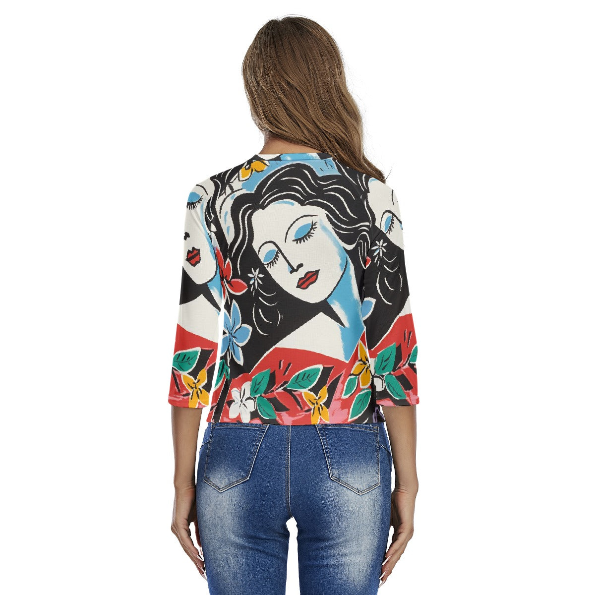 All-Over Print Women's Raglan Sleeves T-shirts