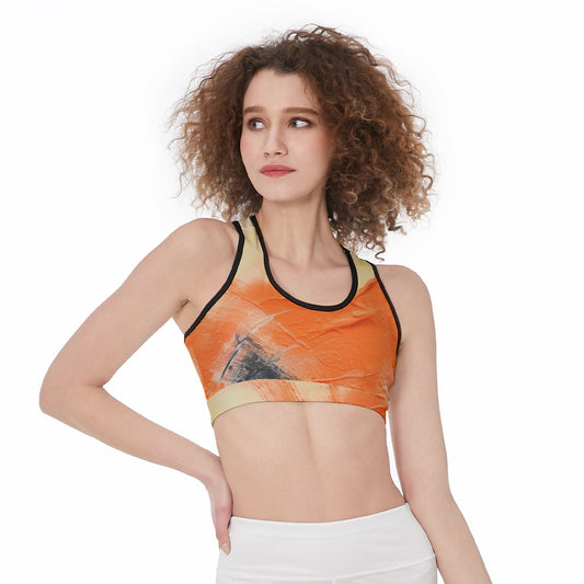 All-Over Print Sports Bra