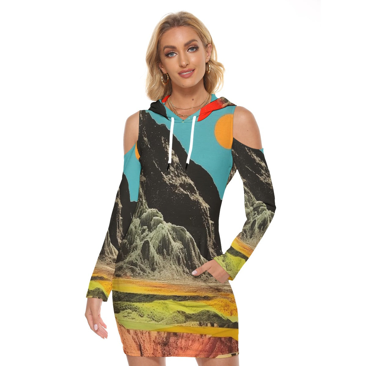 All-Over Print Women's Tight Dress