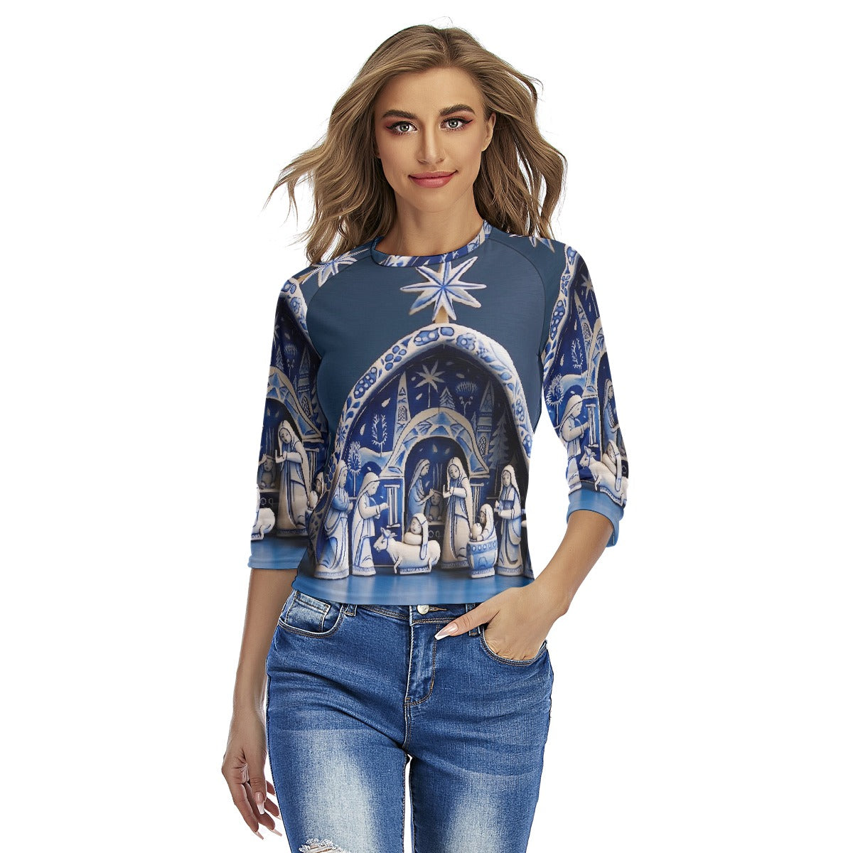 All-Over Print Women's Raglan Sleeves T-shirts