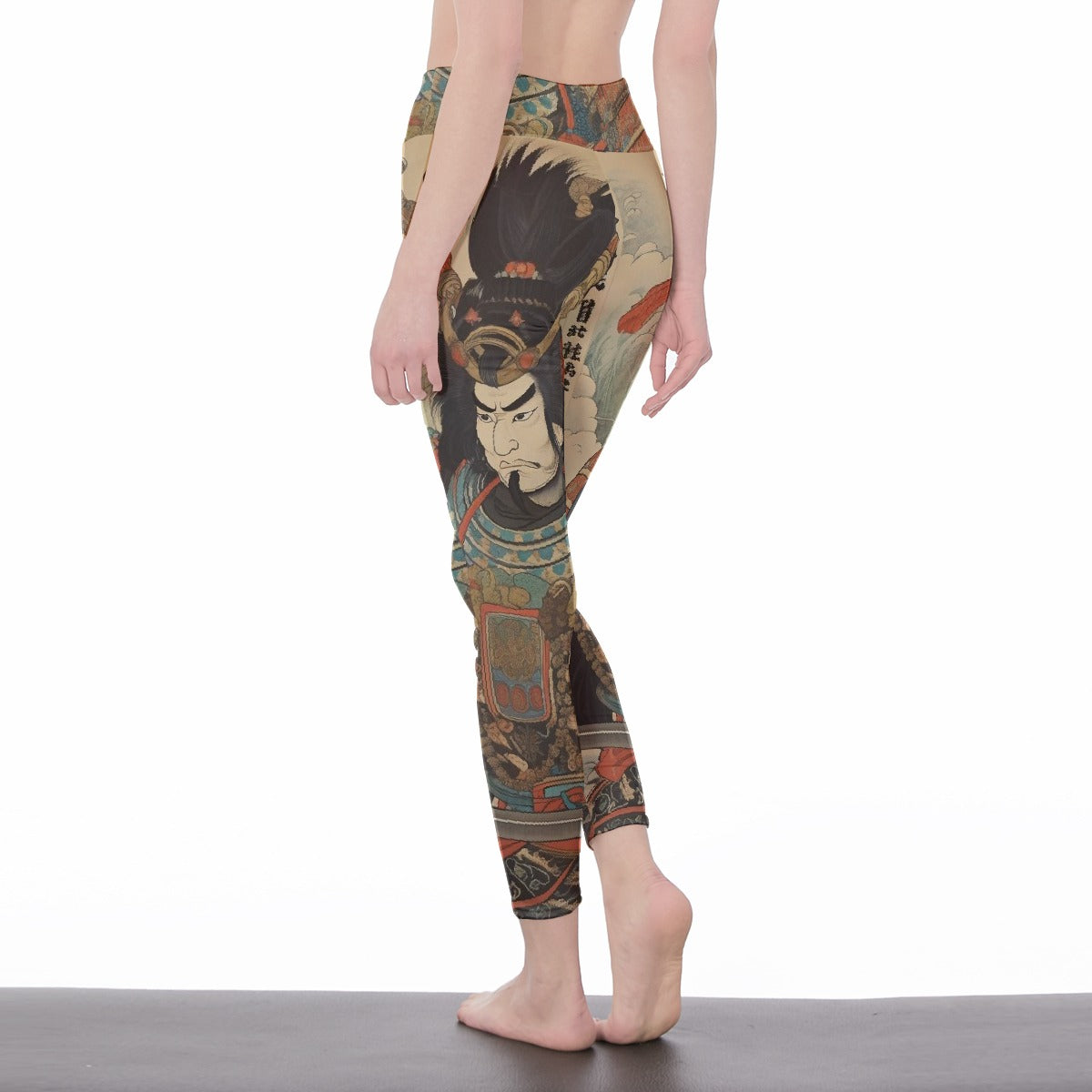 All-Over Print Women's High Waist Leggings | Side Stitch Closure