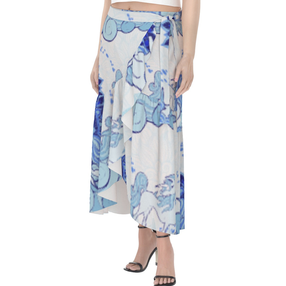 All-Over Print Women's Wrap Skirt