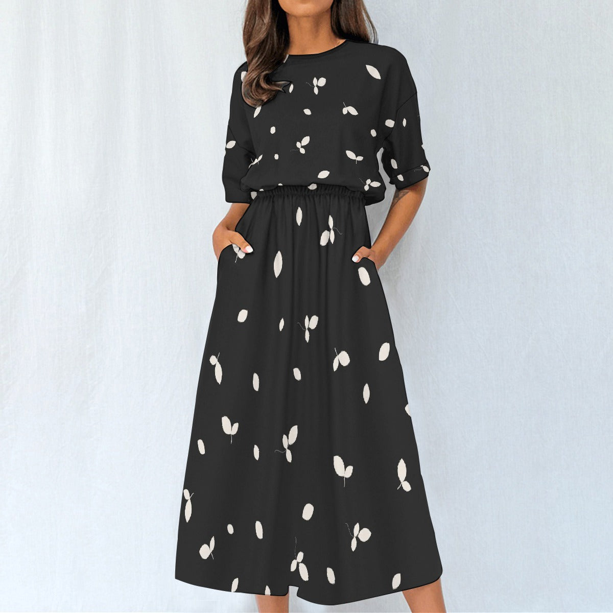 All-Over Print Women's Elastic Waist Dress