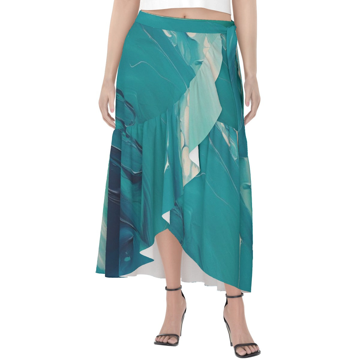 All-Over Print Women's Wrap Skirt