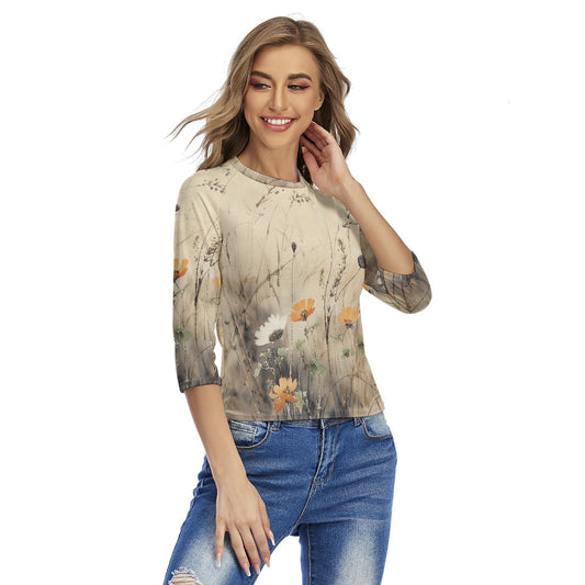 All-Over Print Women's Raglan Sleeves T-shirts