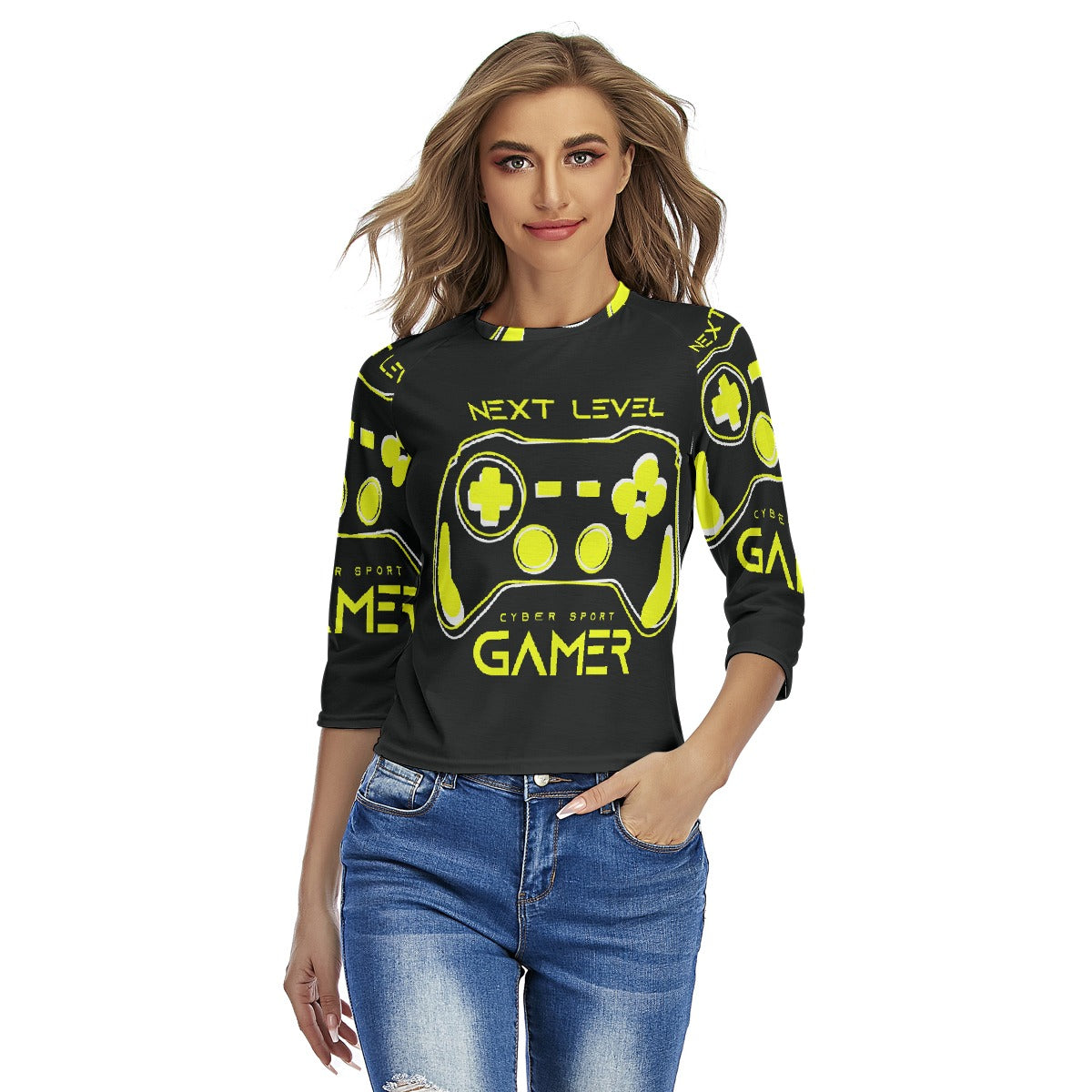 All-Over Print Women's Raglan Sleeves T-shirts