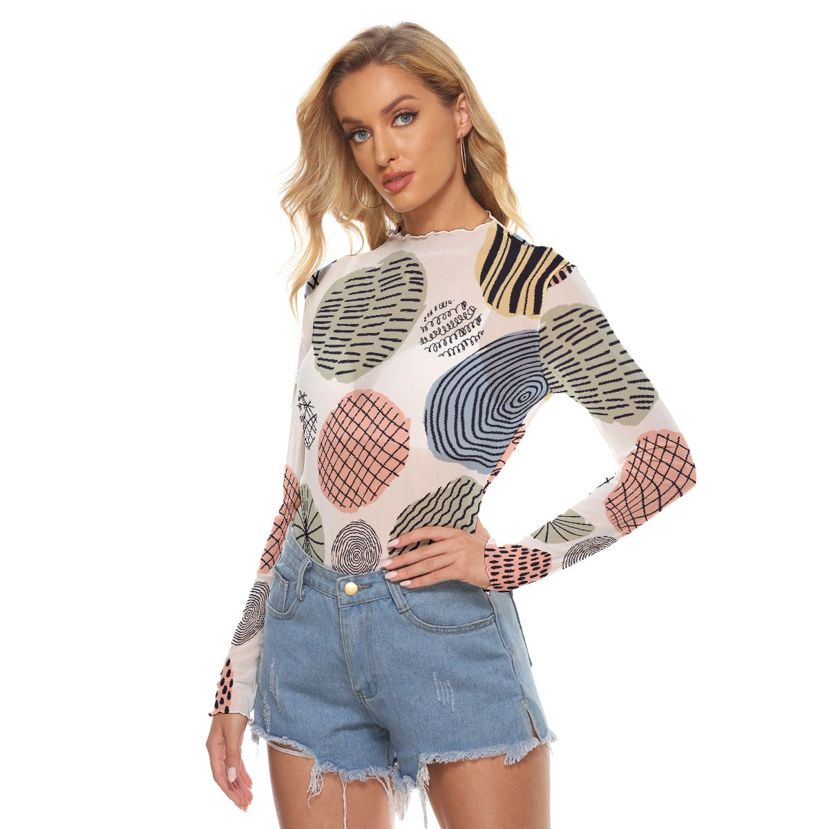 All-Over Print Women's Mesh T-shirt