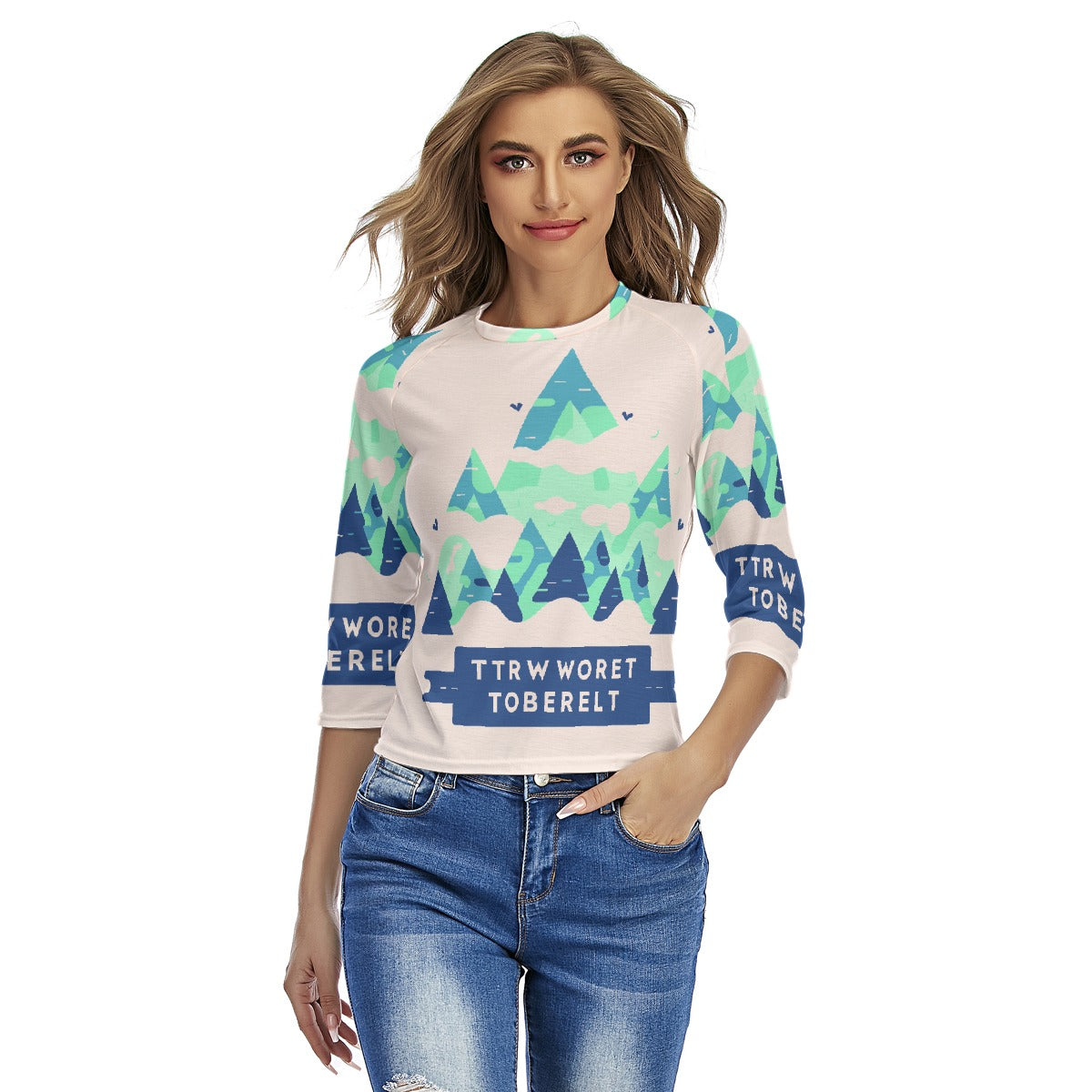 All-Over Print Women's Raglan Sleeves T-shirts