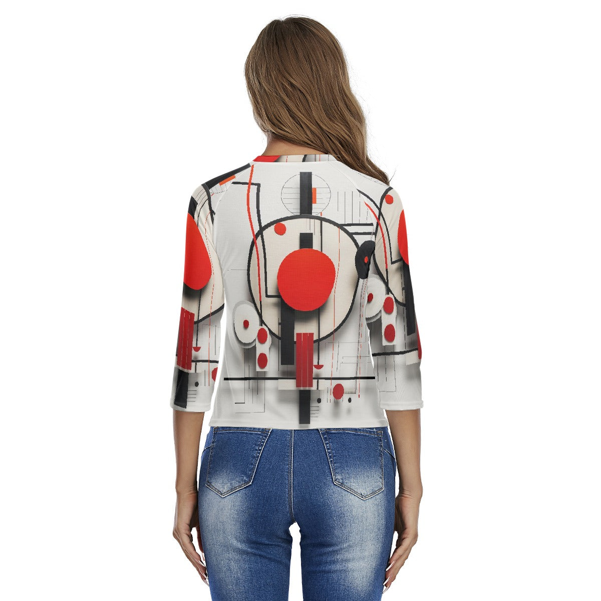 All-Over Print Women's Raglan Sleeves T-shirts