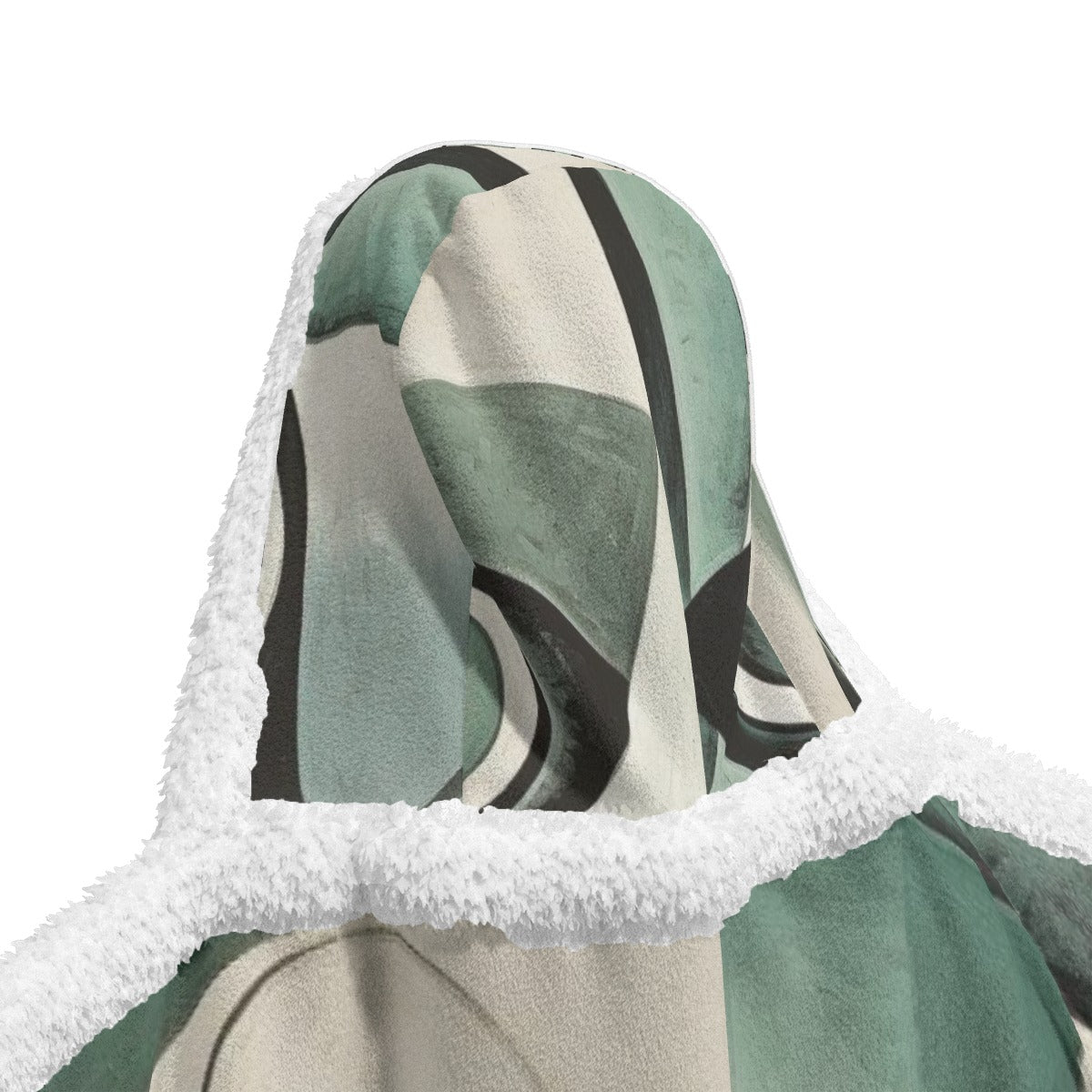 All-Over Print Unisex Wearable Hooded Blanket