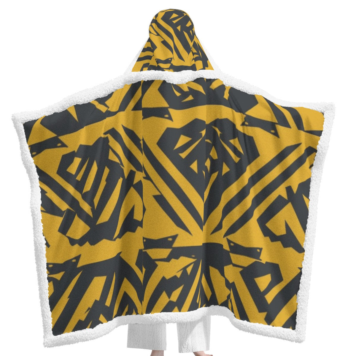 All-Over Print Unisex Wearable Hooded Blanket