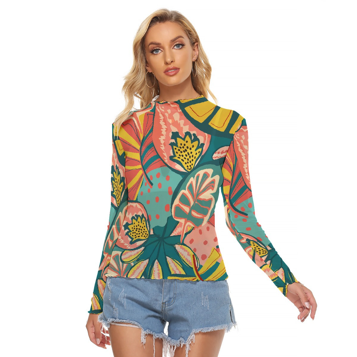 All-Over Print Women's Mesh T-shirt