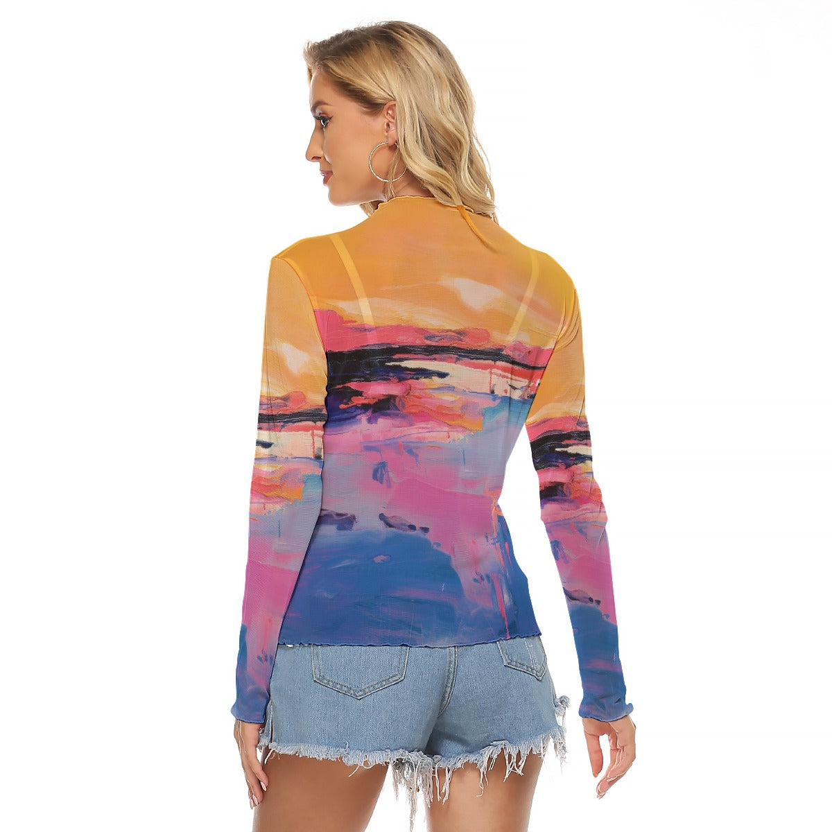 All-Over Print Women's Mesh T-shirt