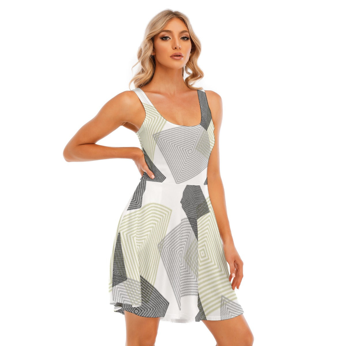 All-Over Print Women's Tank Vest Dress