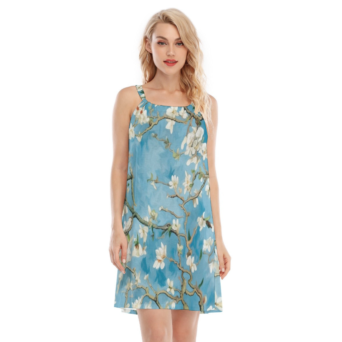 All-Over Print Women's O-neck Cami Dress