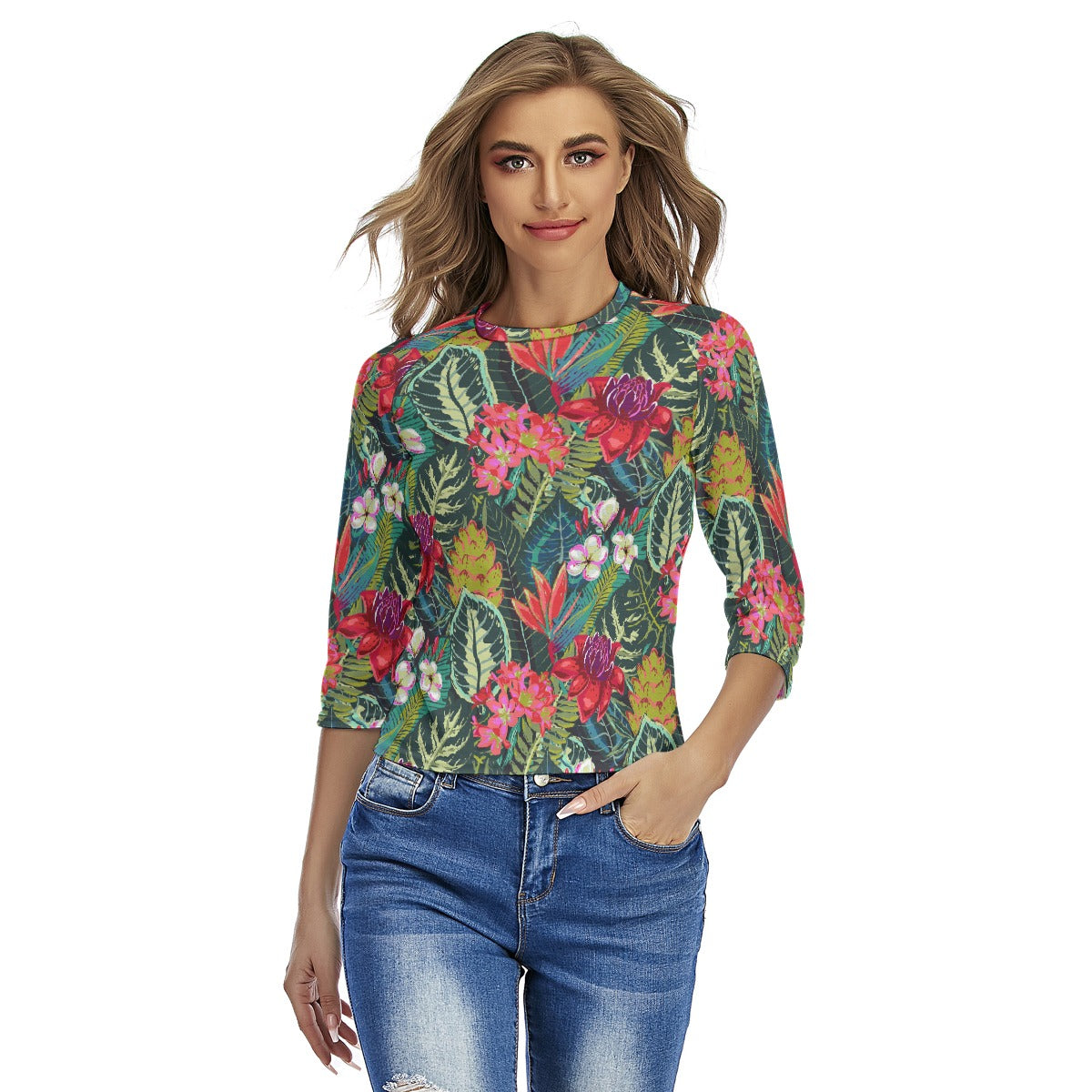 All-Over Print Women's Raglan Sleeves T-shirts