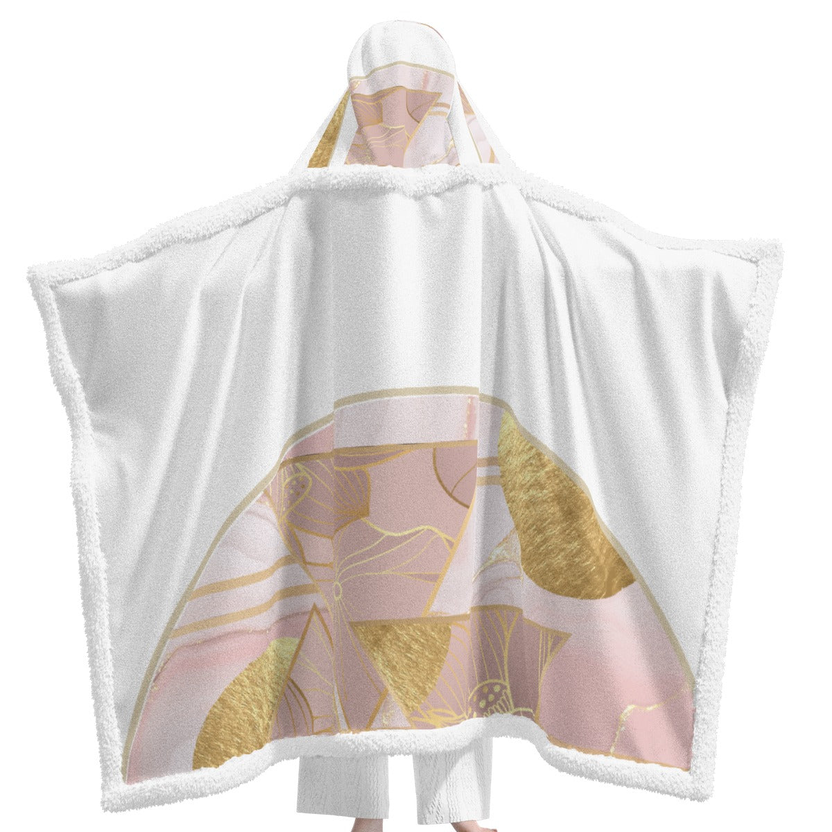 All-Over Print Unisex Wearable Hooded Blanket